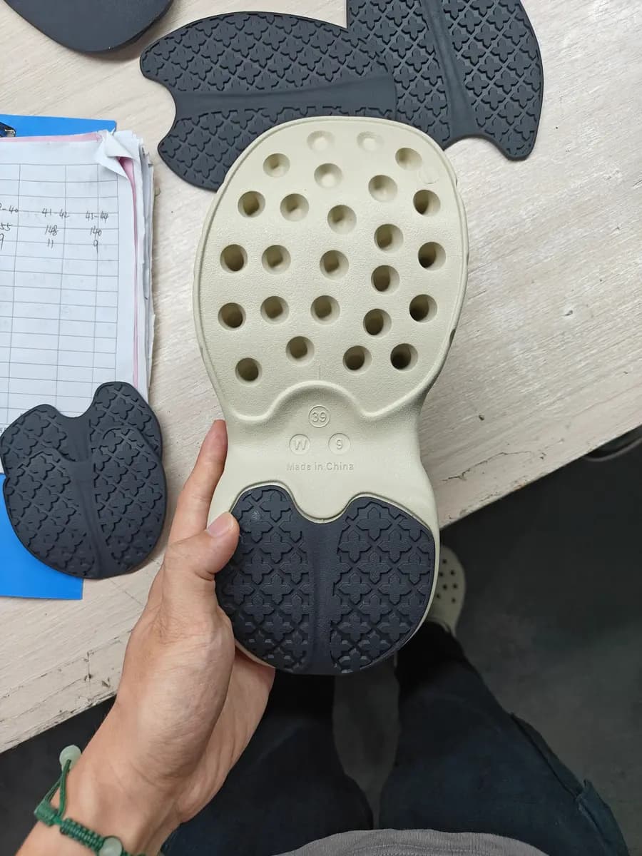Kunoth EVA footwear production samples